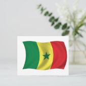 Vlag van Senegal Briefkaart (Staand voorkant)