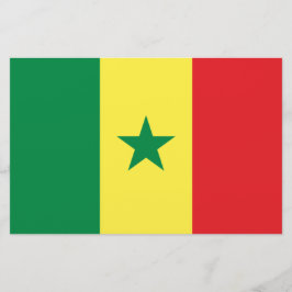 Vlag van Senegal Briefpapier