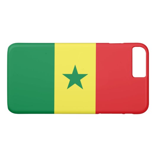 Vlag van Senegal Case-Mate iPhone Case (Achterkant (Horizontaal))