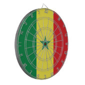 Vlag van Senegal Dartbord (Voorkant Links)