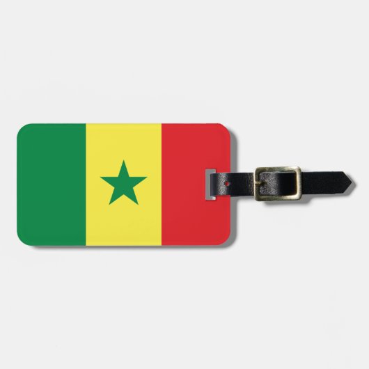 Vlag van Senegal - Easy ID Personal Bagagelabel (Voorkant horizontaal)