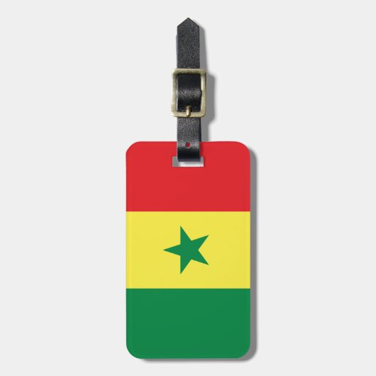 Vlag van Senegal - Easy ID Personal Bagagelabel (Voorkant verticaal)