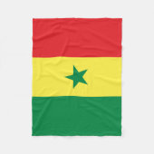 Vlag van Senegal Fleece Deken (Voorkant)