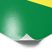 Vlag van Senegal Foto Afdruk (Hoek)
