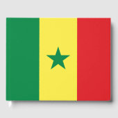 Vlag van Senegal Gastenboek (Voorkant)