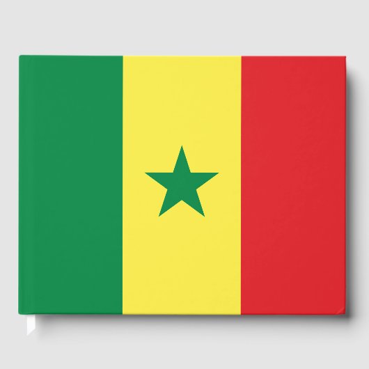 Vlag van Senegal Gastenboek (Voorkant)