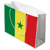 Vlag van Senegal Groot Cadeauzakje (Achterkant Gekanteld)