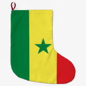 Vlag van Senegal Grote Kerstsok (Voorkant)