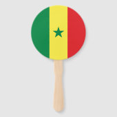 Vlag van Senegal Handwaaier (Achterkant)