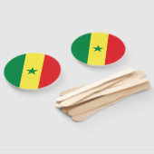 Vlag van Senegal Handwaaier (Niet-gemonteerd)