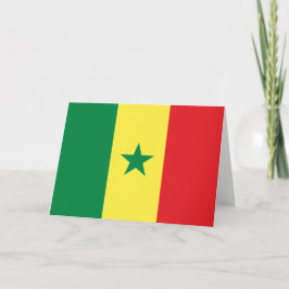 Vlag van Senegal Kaart