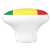 Vlag van Senegal Keramische Knop (Zijkant)