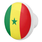 Vlag van Senegal Keramische Knop (Rechts)