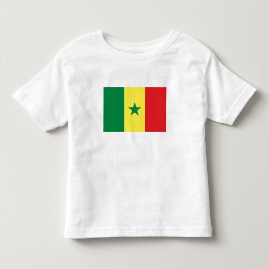 Vlag van Senegal Kinder Shirts (Voorkant)