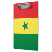 Vlag van Senegal Klembord (Links)
