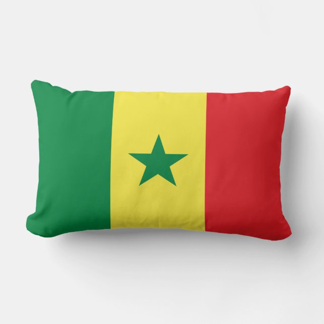 Vlag van Senegal Kussen (Voorkant)