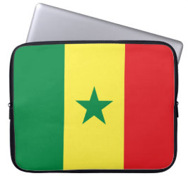 Vlag van Senegal Laptop Sleeve