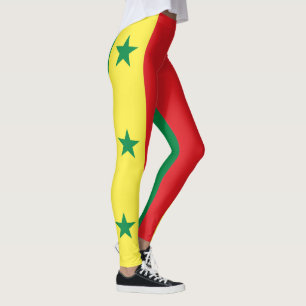 Vlag van Senegal Leggings