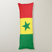 Vlag van Senegal Lichaamskussen (Achterkant (Verticaal))