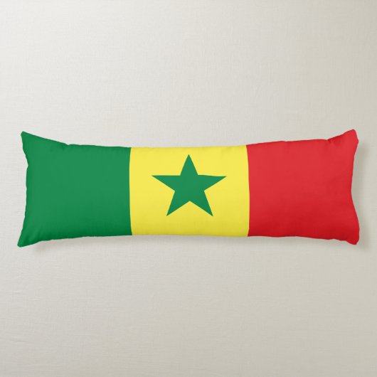 Vlag van Senegal Lichaamskussen (Voorkant)