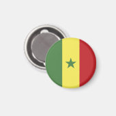 Vlag van Senegal Magneet (Voorkant / Achterkant)