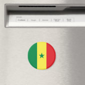 Vlag van Senegal Magneet (Insitu (Vaatwasser))