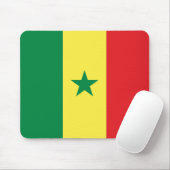 Vlag van Senegal Muismat (Met muis)