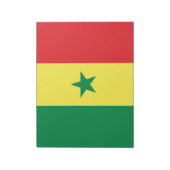 Vlag van Senegal Notitieblok (Linkerzijde)