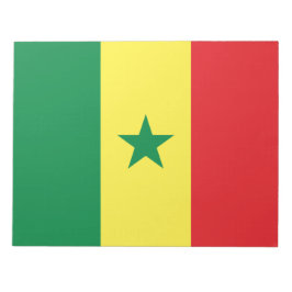 Vlag van Senegal Notitieblok