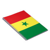 Vlag van Senegal Notitieboek (Rechterzijde)