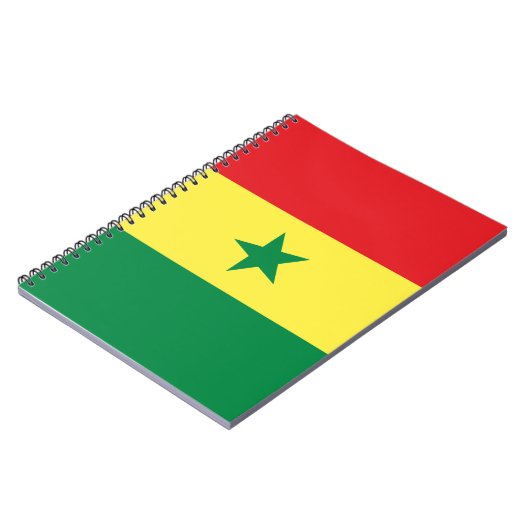 Vlag van Senegal Notitieboek (Linkerzijde)