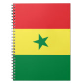 Vlag van Senegal Notitieboek (Voorkant)