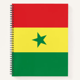 Vlag van Senegal Notitieboek