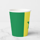 Vlag van Senegal Papieren Bekers (Voorkant)