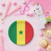 Vlag van Senegal Papieren Bordje (Feest)