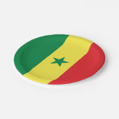 Vlag van Senegal Papieren Bordje (Gekanteld)