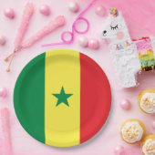 Vlag van Senegal Papieren Bordje (Feest)