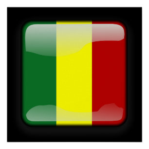 Vlag van Senegal Perfect Poster