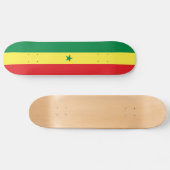 Vlag van Senegal Persoonlijk Skateboard (Horizontaal)