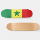Vlag van Senegal Persoonlijk Skateboard (Horizontaal)
