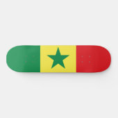 Vlag van Senegal Persoonlijk Skateboard (Horizontaal)