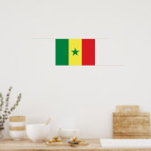Vlag van Senegal Poster (Keuken)