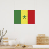 Vlag van Senegal Poster (Keuken)