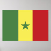 Vlag van Senegal Poster (Voorkant)