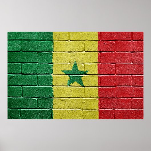 Vlag van Senegal Poster (Voorkant)