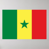 Vlag van Senegal Poster (Voorkant)