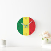 Vlag van Senegal Ronde Klok (Huis)