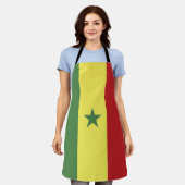 Vlag van Senegal Schort (Gedragen)