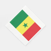 Vlag van Senegal Servet (Hoek)