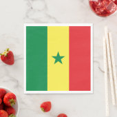 Vlag van Senegal Servet (Insitu)